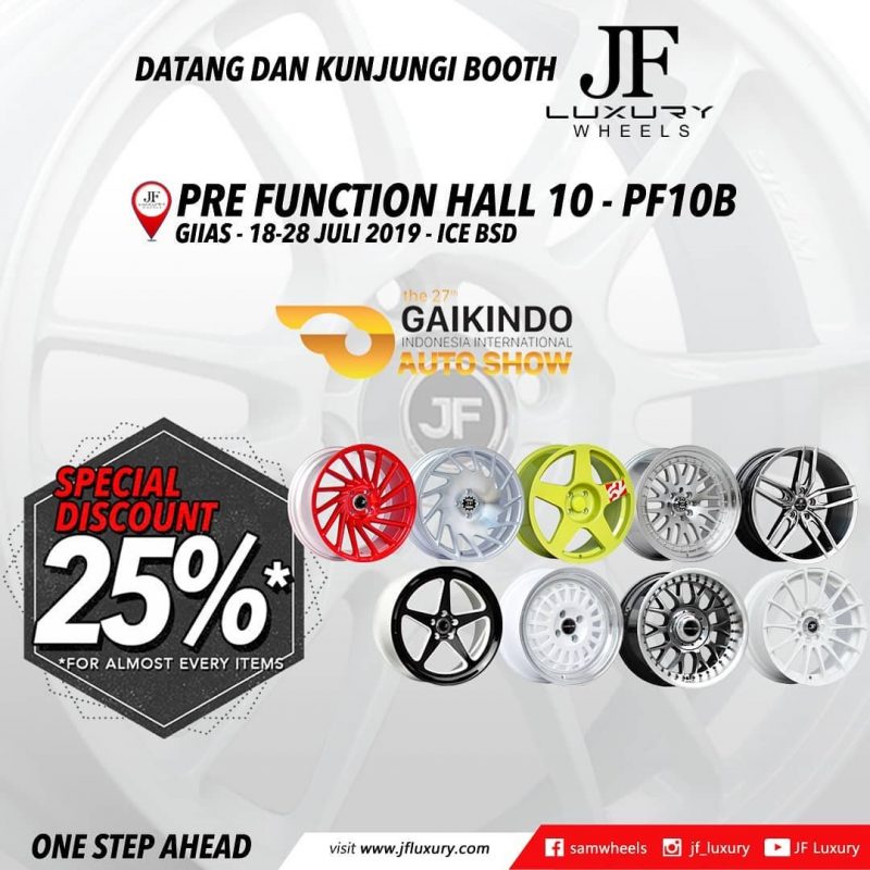 JF Luxury GIIAS 2019⁣
⁣ ⁣Datang & kunjungi booth 
JF Luxury @ GIIAS 2019 📍Pre Function Hall 10 | PF10B ⁣