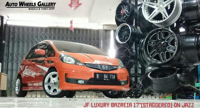 BAZREIA 17x7.5/8.5 | 4x100 | +40/+30  With @hankook Ventus 205/45/17