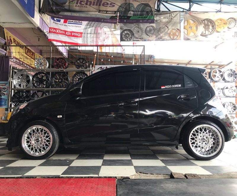 Honda Brio On KOBE 16x7.5/8.5 8x100/114.3 +35 +25 By JF Luxury Wheels