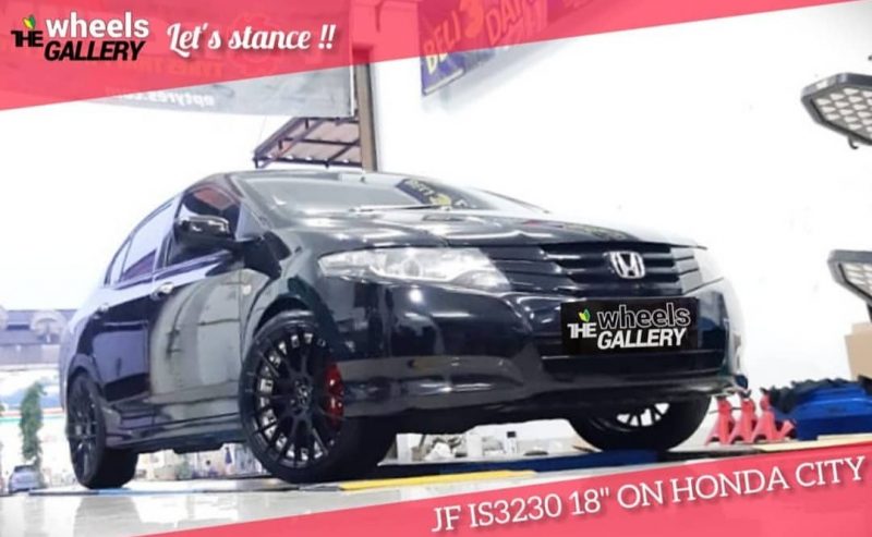 Honda City On JF IS3230 18x8.0 8x100/114.3 +45
